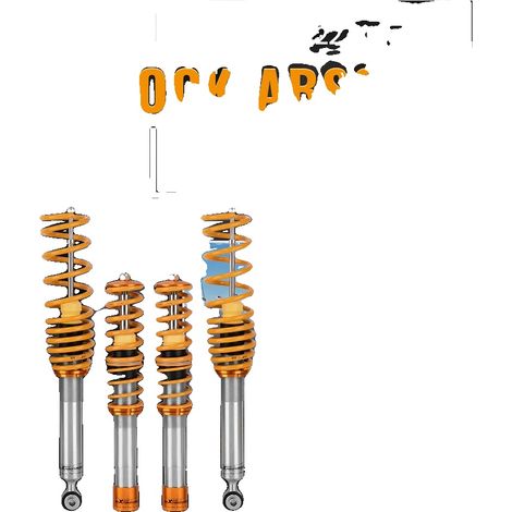 Kit de suspension à coilovers, longueur 52 mm, largeur 20 mm, hauteur 82 mm, hauteur de conduite réglable, compatible avec les modèles de berline E39 (1/5)