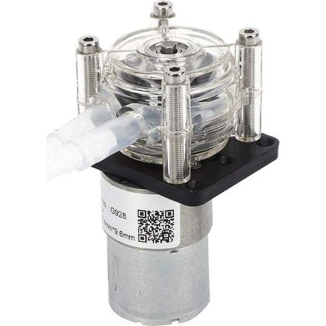 Pompe Péristaltique DC 24V, 500ml/min, Haut Débit, Moteur à Engrenages, Tube Silicone 6,4x9,6mm, pour Aquarium et Laboratoire (1/5)