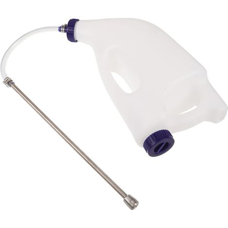 Biberon pour Veau Poignée 4l en Plastique Blanc, Efficacité D’absorption des Nutriments, Usage Polyvalent pour Élevage de Veaux et Agneaux (1/5)