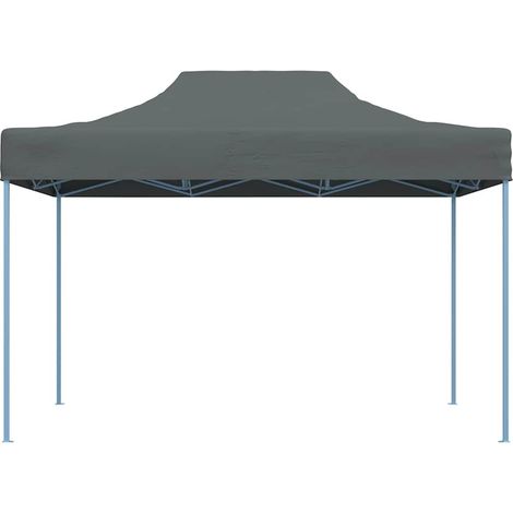 Tente de réception pliable, Pavillon, Pergola, Tente de jardin, 3x4 m Acier Anthracite OIB4100E (1/5)