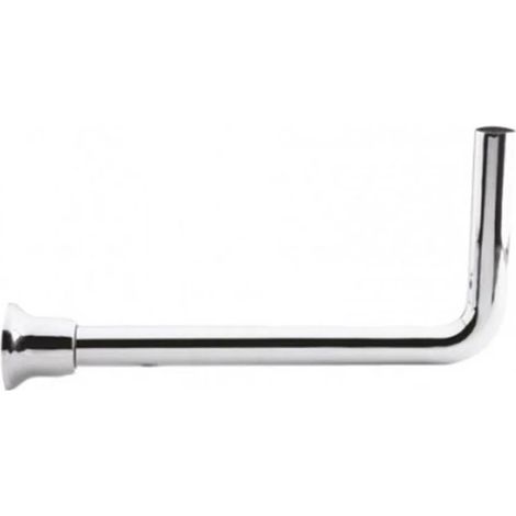 Low Level Flush Pipe Chrome for Traditional Style Low Level Toilet WC