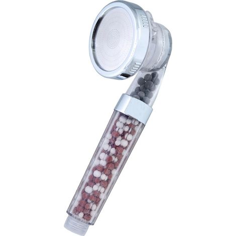 ACTIVE SHOWER - Pommeau de douche purificateur d'eau - 60% d'économie d'eau - 3 types de jets - Filtre billes de Tourmaline