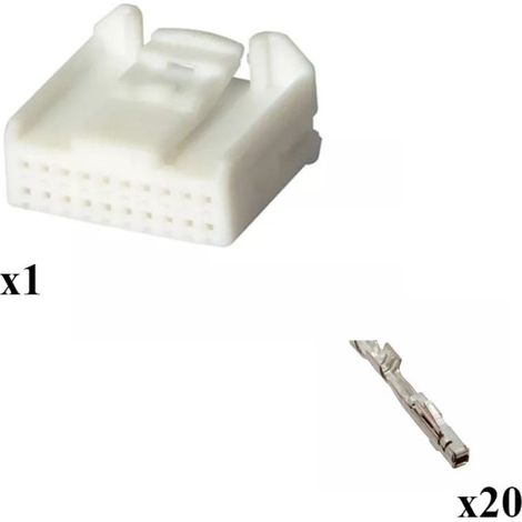 Kit connettore multilock 025 porta femmina 20 vie