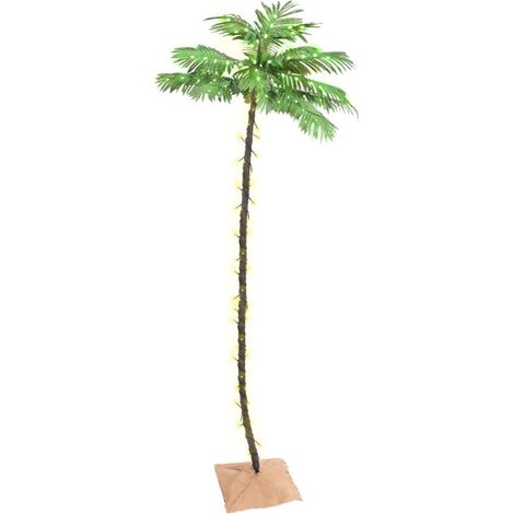 Palma con LED Bianco Caldo 192 LED 300 cm vidaXL 473305 (1/5)
