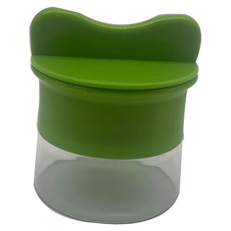 BEBUSINGOTO Cortador de verduras, espiralizador de verduras, rallador de verduras, máquina manual para espaguetis y calabacín, compacto y ligero, ABS y acero inoxidable, verde, 8x8x9 cm (1/5)