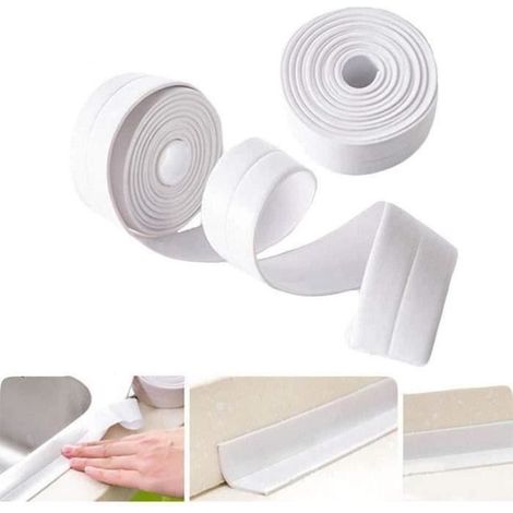 Bande d'étanchéité - 3,2M - PVC - Imperméable - Pack de 2 (1/4)