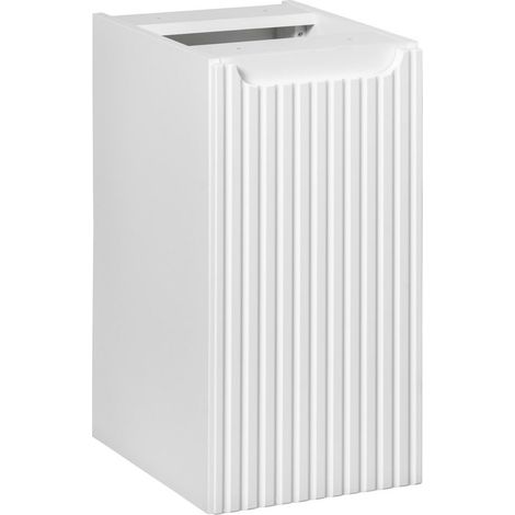 Meuble bas de salle de bain à suspendre NOVA blanc 30 x 57 cm (1/5)