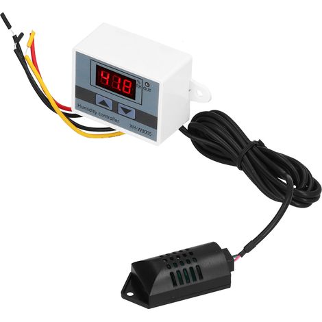 Digitales Feuchtigkeitsregelungsmodul mit LED-Hygrometersensor und 0-99% RH-Steuerschalter XHW3005 24V (1/5)