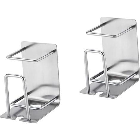 Lot de 2 porte-gobelets pour bain de bouche, étagère pour brosse à dents, rangement mural pour salle de bain, porte-brosse à dents, porte-dentifrice, organiseur (1/5)