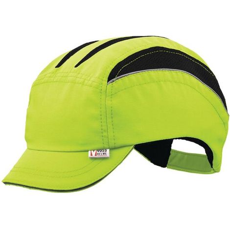 Voss Anstoßkappe-Cap neo 53-61cm signalgelb Nyl.EN812:2012-04 (1/3)