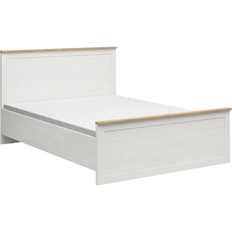 Cama 160x200 con somier Aksel Blanco