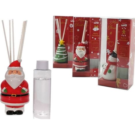 TRADE SHOP - Diffusore Di Fragranze Con Bastoncini Decorazioni Natalizie 100 Ml Modelli Assortiti - (1/2)