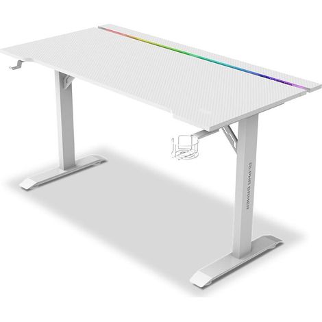 Escritorio Alpha Gamer Starla iluminación RGB personalizable 140x72 cm