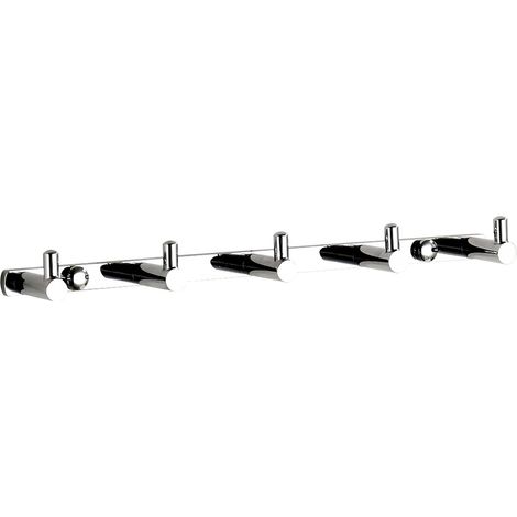 Mexen crochet pour serviette avec cinq supports, chrome - 709165-00 (1/2)