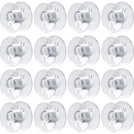 60 Pcs Canette Machine a Coudre Bobines pour Machine à Coudre Canette Plastique Canettes Machine à Coudre pour Brother Singer Kenmore Janome la Plupart des Machines à Coudre (1/4)