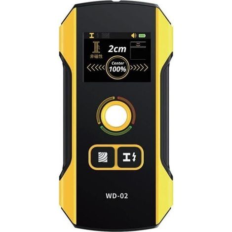 WD-02 Wall Scanner Metal Detector for Live AC Cables and Wooden Nails (1/4)