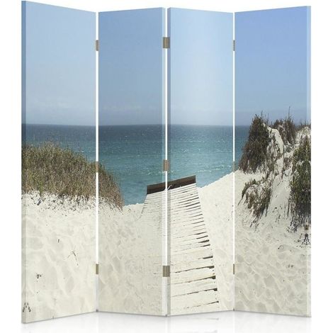 Paravento bilaterale, Passaggio alla spiaggia - 145x170 (1/5)