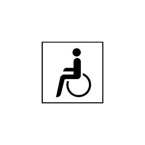 Panneau ZZ.1044-10. 330x600mm fauteuil roulant Label de qualité RAL film RA2 (1/2)