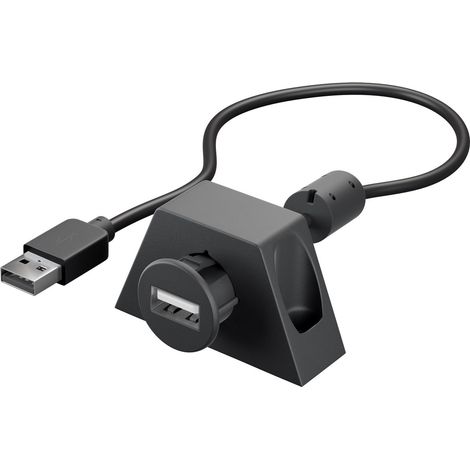 OEM Prolunga USB 2.0 fissabile con viti 1,2 m Nero (1/2)