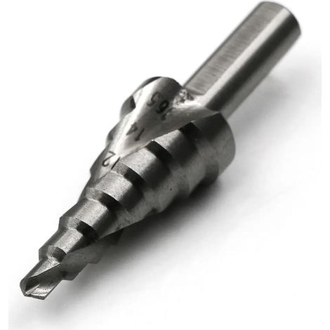 4–16,5 mm Stufenbohrer, Hochgeschwindigkeitsstahl-Spiralbohrer, Multifunktions-Reibahle, praktisches Holzbearbeitungs-Metallmesser, Lochöffner, 1 Stück