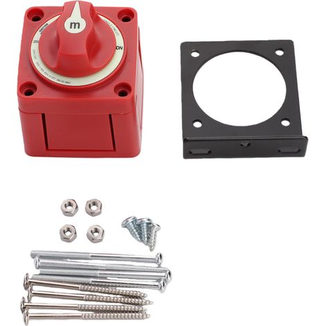 Interrupteur de déconnexion de batterie marine 12-48V, coupure de courant robuste bateau, camping-car (1/5)