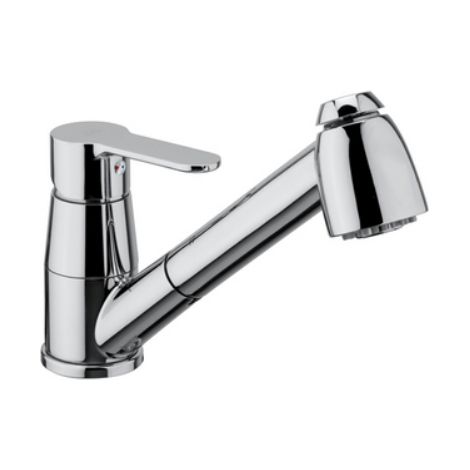MISCELATORE MONOC. LAVELLO CON DOCCIA ESTRAIBILE LINEA BLU Cromo PAFFONI