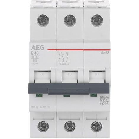 AEG Leitungsschutzschalter EN63B40, 6kA, 40A, 3P (1/3)