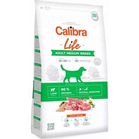 CALIBRA LIFE Adult Mittelgroßes Lamm 12 kg (1/2)