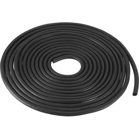 Rubber Foam Seal, 5 mm Diameter x 8 m Long Round EPDM Rubber Stripping for DIY Seal, Warehouse, Pads, Foam Tubes, Crafts, Home Seal (1/5)