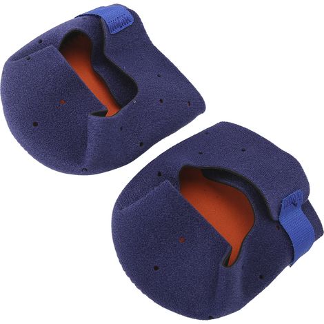 Lot de 2 protège-talons respirants pour soulager la fasciite plantaire, coussinets de soutien du talon pour soulager la douleur, bleus, taille M. (1/5)