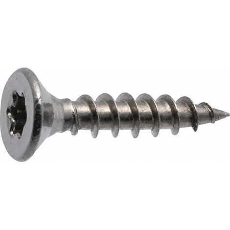 Vite per pannelli truciolari A4 in acciaio inox a testa svasata, 3x16 mm, 41 pz.