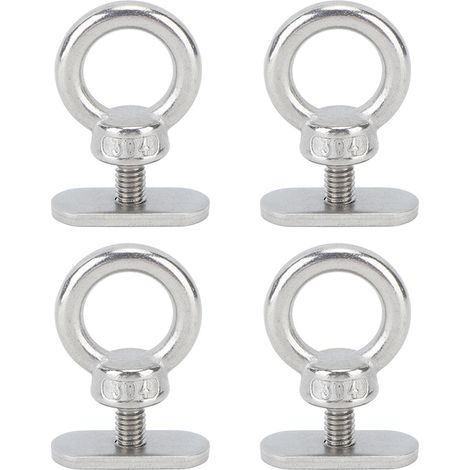 Œillet de fixation pour rail en acier inoxydable 304 avec joint pour cordes élastiques de kayak ou de bateau (1/5)