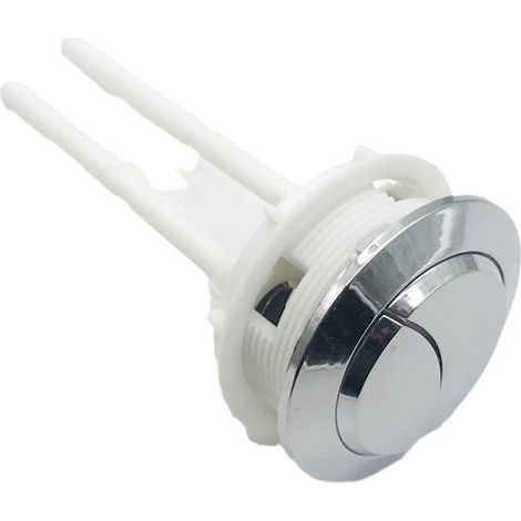 CHOYCLIT 2 boutons de chasse double pour réservoir WC - 38 mm - Mécanisme poussoir universel à double commande - Kit de remplacement standard pour toilette (1/3)