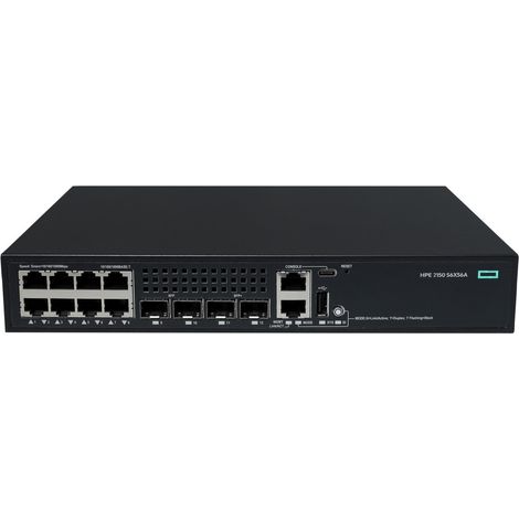 HPE Networking CW 2150 8p 10M/100M/1G 2p SFP 1G 2p SFP+ 1G/10G Switch (1/4)