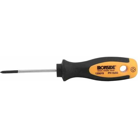 Werkstattschraubendreher PH 0 x 60 mm 2-Komponenten-Griff Chrom-Vanadium-Stahl (1/4)