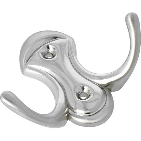 Metallhaken Handtuchhaken Kleiderhaken Edelstahl Optik Haken Zamak