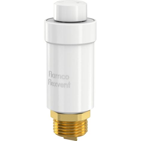 Flamco Flexvent Schwimmerentlüfter mit Ag 1/2" ohne Absperrventil weiß 27743 (1/3)