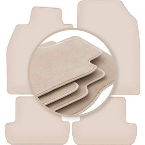 Tapis beiges PREMIUM pour : Renault Megane III berline, coupé, grand tourisme, break 2008-2015 (1/5)