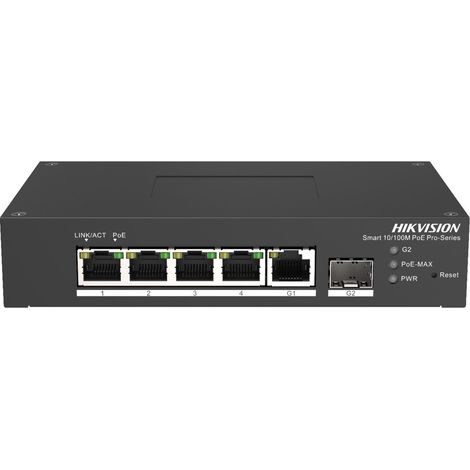 Switch PoE SFP a 4 porte Hikvision DS-3T1306P-SI/HS