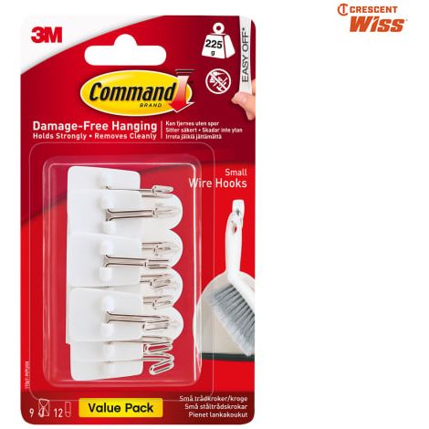 White Wire Hooks Value Pack (Pack 9) - COM170679VP (1/2)