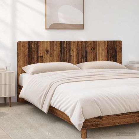 vidaXL Cabecero montada en la pared ZWOLLE Madera envejecida (1/5)