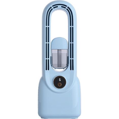Climatiseur Mobile Sans Pales - Tendance Silencieux Humidificateur - Brume 6 vitesses éclairage coloré - Bureau domicile - Bleu (1/3)