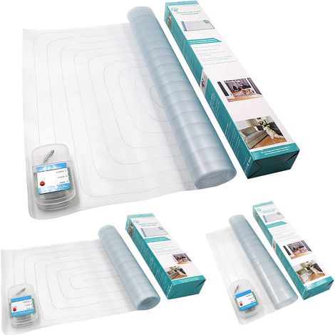 Tapis de Protection pour Animaux de Compagnie pour l'intérieur, Coussin de Choc électrique comme Remplacement pour Grille d'épines, barrière d'animaux(152,5 x 30,5 cm (12 x 60 Pouces) (1/5)