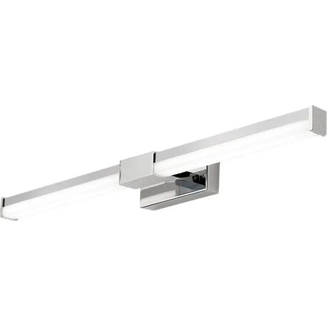 [GEBRAUCHT] B-Ware Spiegelleuchte Badlampe Argo Led Spiegellicht Hochvolt Chrom Weiß 35,5 Cm Lampe