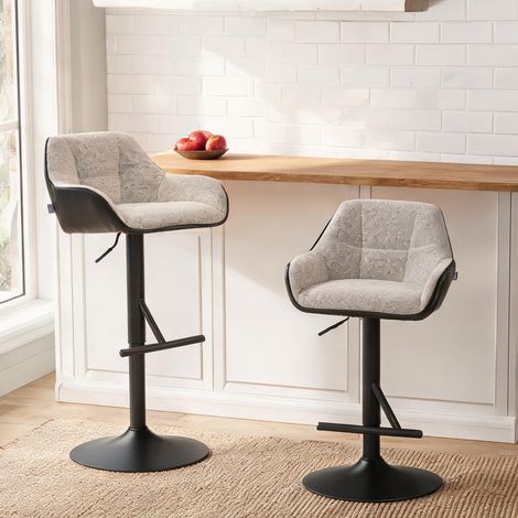 Tabouret de bar réglable de 63 à 108 cm 52,5 x 53 x 108 cm (1/5)