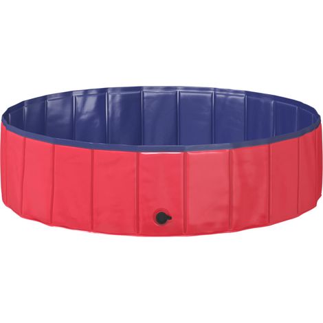 Piscina per bambini Rosso e Blu Ø 120 x 30 cm vidaXL