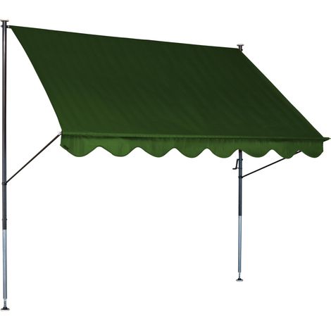 Auvent Standard Vert uni 250 cm (1/5)