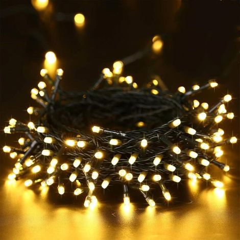 Bande lumineuse DEL étanche pour intérieur, chambre, fenêtre, arbre, anniversaire, jardin, festival, 7 m, 50 DEL, blanc chaud