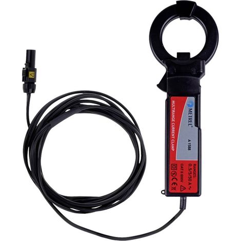 Metrel A 1588 Adattatore pinza amperometrica Misura A/DC: 0.50 - 50 A