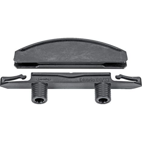Lamello – Système Divario P-18 – Console pour étagère – 72x25x9 mm – 80 paires – Assemblage invisible et auto-serrant